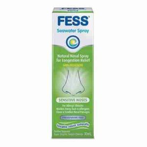 FESS Sensitive Noses Seawater Nasal Saline Spray Spray 30mL