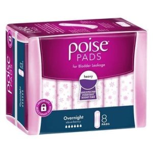 Poise Pads For Bladder Leaks Overnight 8 Pack