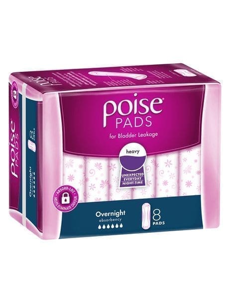 Poise Pads For Bladder Leaks Overnight 8 Pack
