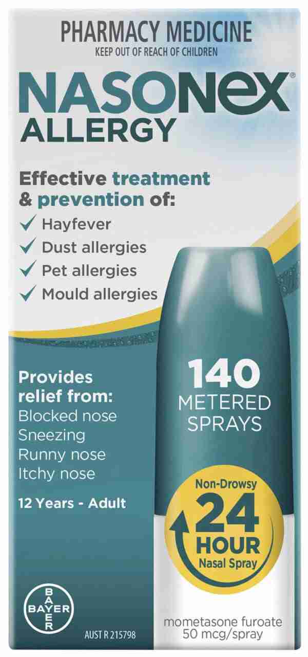 Nasonex Allergy Non-Drowsy 24 Hour Nasal Spray