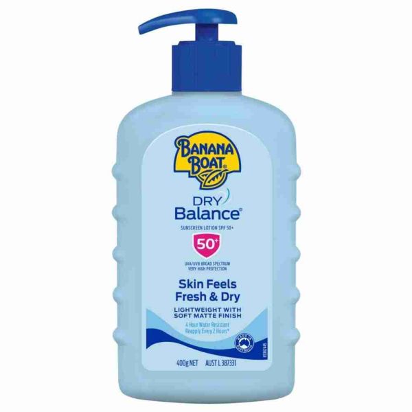 Banana Boat SPF 50+ Dry Balance Sunscreen Lotion 400G