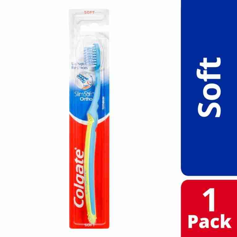 Colgate Slim Soft Ortho Toothbrush Ultra Compact Head Soft Single