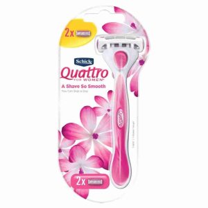 Schick Silk 4 Razor Kit +2