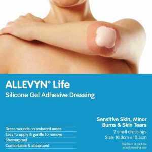 ALLEVYN LIFE SML 10.3CM 2PK