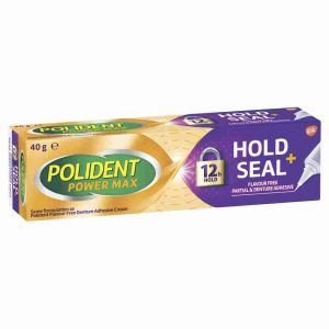 Polident Hold + Seal Denture Adhesive Cream 40 g