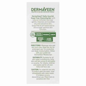 Dermaveen Daily Nourish Soap - Free Cleansing Bar For Dry & Sensitive Skin 115G - Image 3