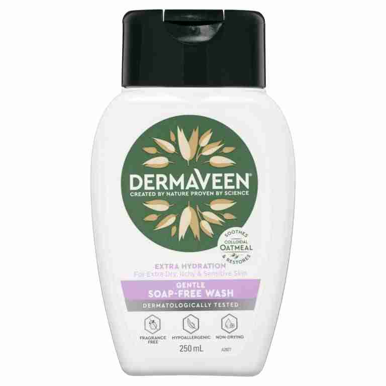 Dermaveen Extra Hydration Gentle Soap – Free Wash For Extra Dry, Itchy & Sensitive Skin 250ml