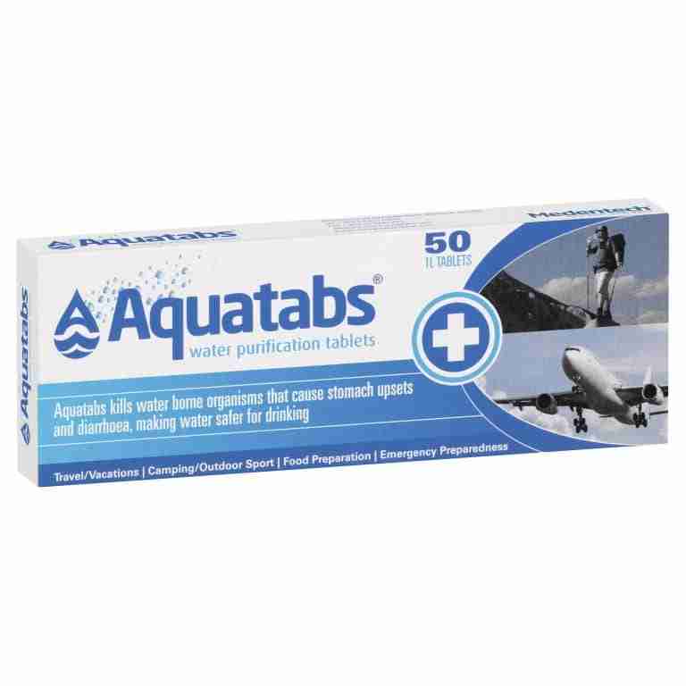 Aquatabs Water Purification Tablets 50 Tablets