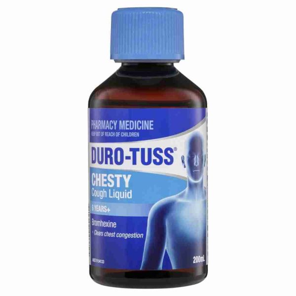 Duro - Tuss Chesty Cough Liquid 6 Years+ 200ml