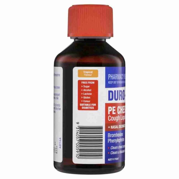 Duro - Tuss Pe Chesty Cough Liquid + Nasal Decongestant 200ml