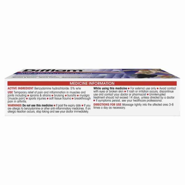 Difflam Anti - Inflammatory Extra Strength Gel 30G Pain Relief Muscles And Joints