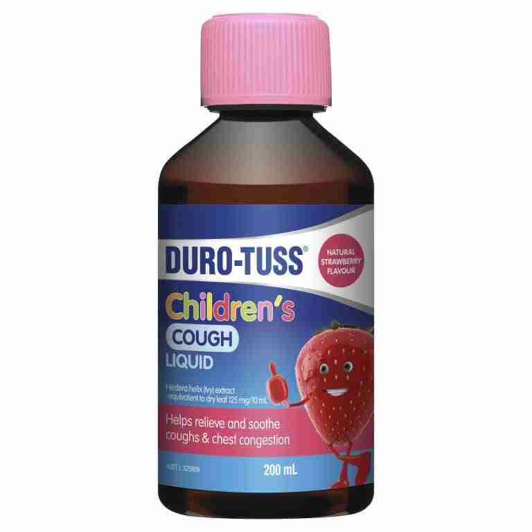 Duro – Tuss Children’S Cough Liquid Strawberry 200ml