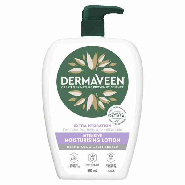 Dermaveen Extra Hydration Intensive Moisturising Lotion For Extra Dry, Itchy & Sensitive Skin 500ml