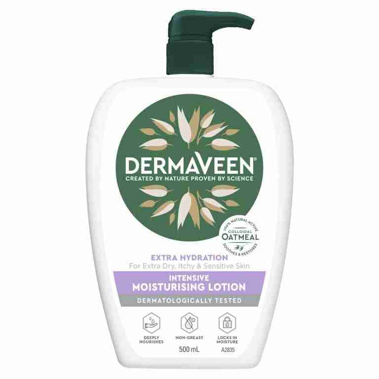 Dermaveen Extra Hydration Intensive Moisturising Lotion For Extra Dry, Itchy & Sensitive Skin 500ml