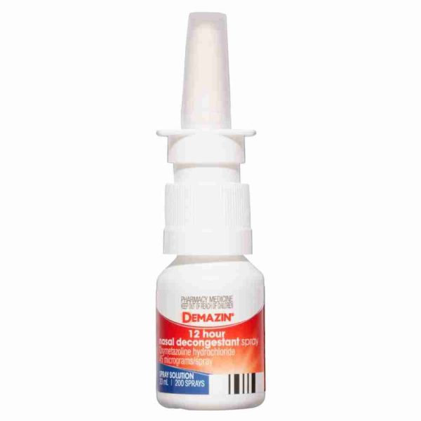 Demazin 12 Hour Nasal Decongestant Spray 20ml