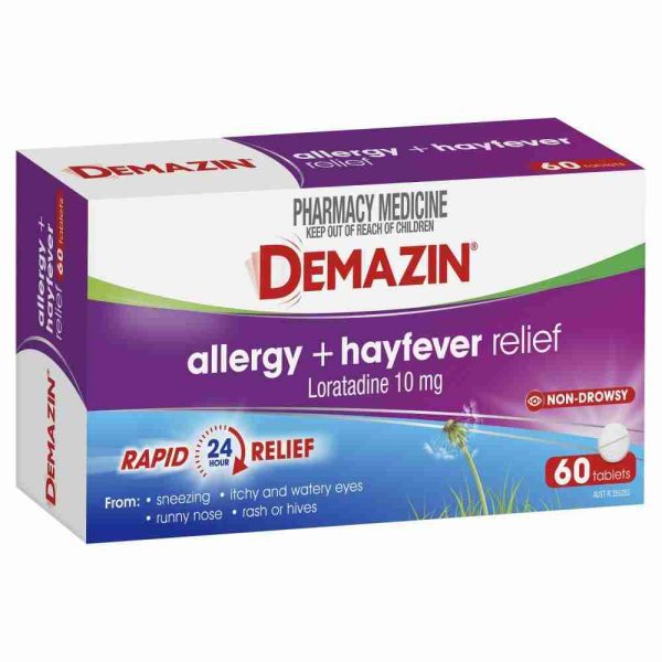 Demazin Allergy + Hayfever Relief Non - Drowsy 60 Tablets