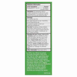 Thursday Plantation Eucalyptus Oil Pure 100ml - Image 4