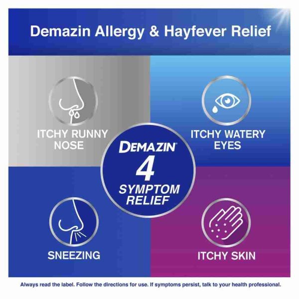Demazin Allergy + Hayfever Relief Non - Drowsy 60 Tablets