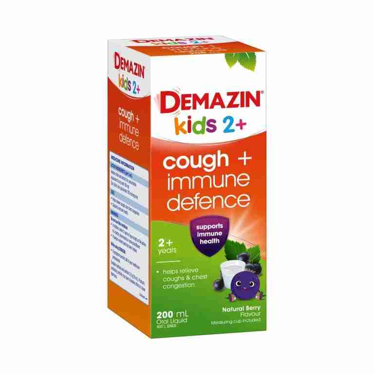 Demazin Kids 2+ Cough + Immune Defence 200ml