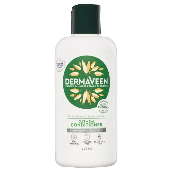 Dermaveen Oatmeal Conditioner For Dry, Flaky Or Sensitive Scalps 250ml