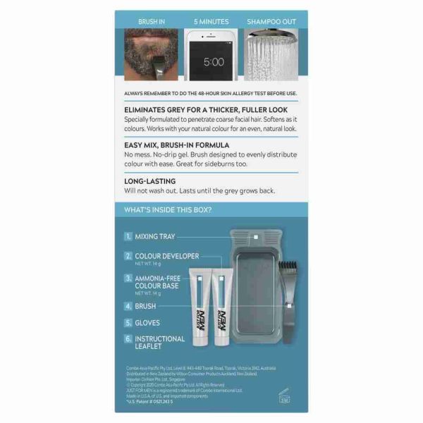 Just For Men Moustache & Beard Brush-In Colour