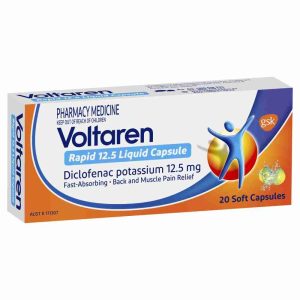 Voltaren Rapid Liquid Capsules 12.5 mg 20 Pack