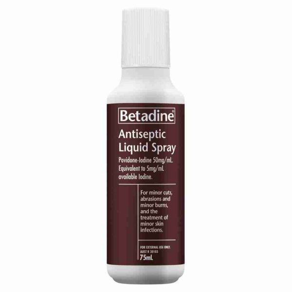 Betadine Antiseptic Liquid Spray 75ml
