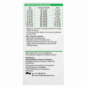 Panadol Children 5 - 12 Years Colourfree suspensionension, Orange Flavour, 200ml - Image 3