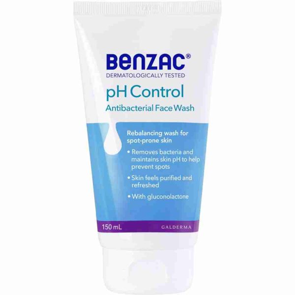 Benzac Ph Control Antibacterial Face Wash 150ml