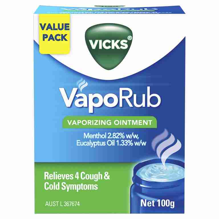 Vicks VapoRub Decongestant Cough Cold Rub