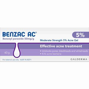 Benzac Ac Moderate Strength 5% Acne Gel 60G