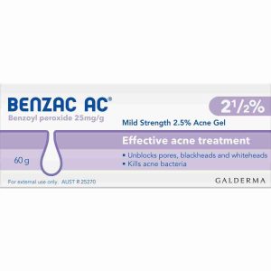 Benzac Ac Mild Strength 2.5% Acne Gel 60G