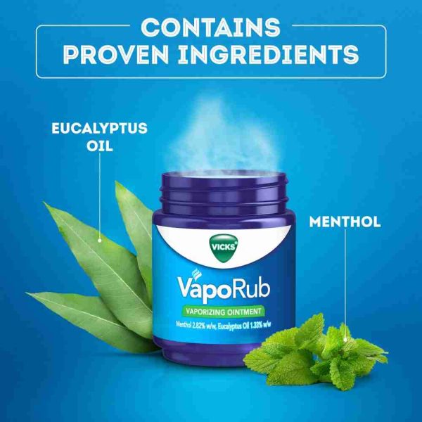 Vicks VapoRub Decongestant Cough Cold Rub