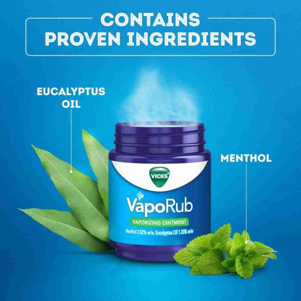 Vicks VapoRub Decongestant Cough Cold Rub