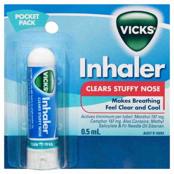 Vicks Inhaler Nasal Congestant Cold 0.5ml