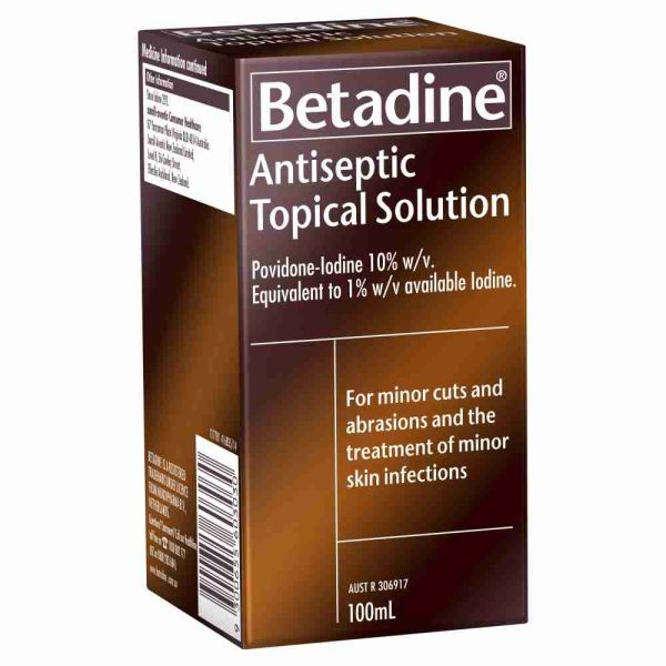 Betadine Antiseptic Topical Solution 100ml