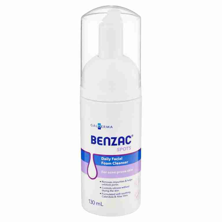 Benzac Purifying Foam Cleanser 130ml