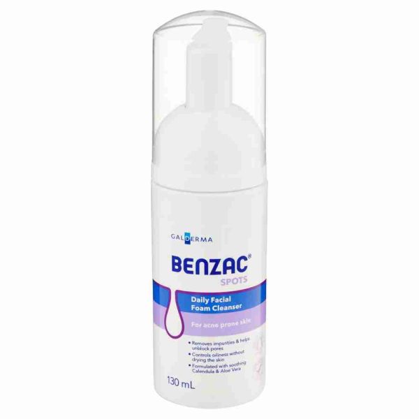 Benzac Purifying Foam Cleanser 130ml