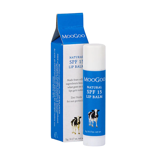 Moogoo Edible Lip Balm 5G – SPF 15