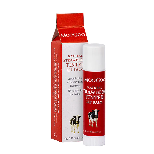 Moogoo Lip Balm – Strawberry Tinted