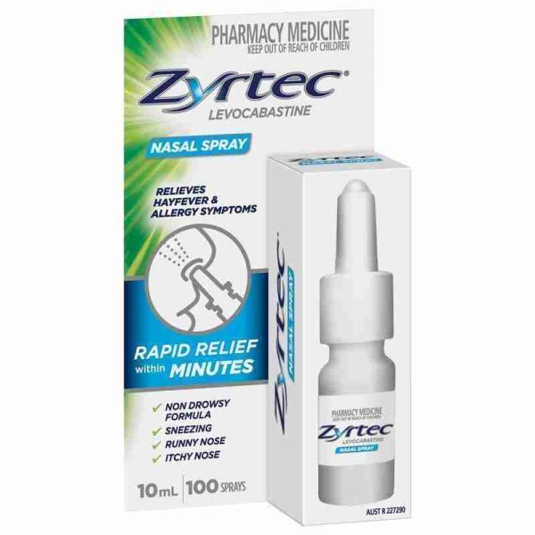 Zyrtec Hayfever & Allergy Relief Antihistamine Nasal Spray 10mL