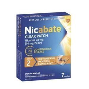 Nicabate Clear Patch 14mg 7 Pack