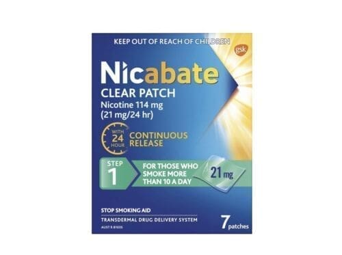Nicabate Clear Patch Quit Smoking Step 1 21mg 7 Pack
