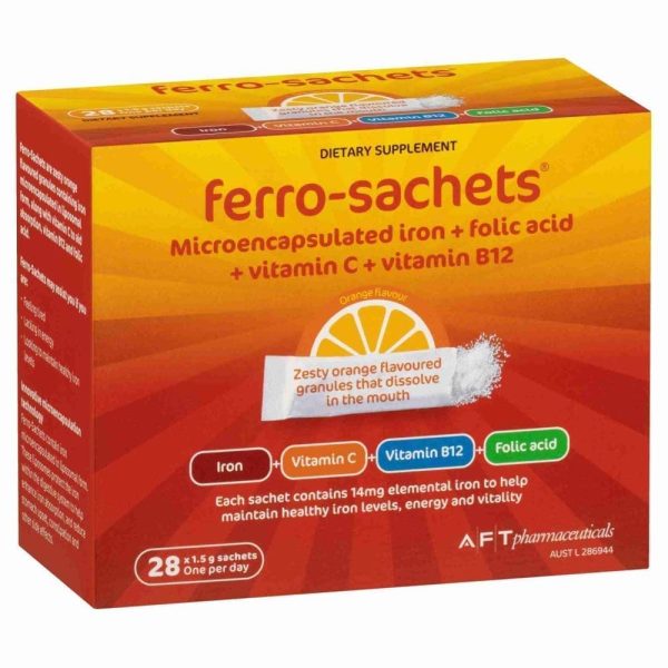 Ferro-Sachets® Zesty Citrus Flavour 28 Pack x 1.5g