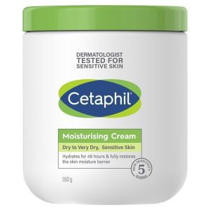 Cetaphil Moisturising Cream 550g, Rich Hydrating Moisturiser - Image 2