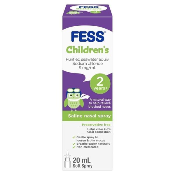 3* Fess Children'S Nasal Spray 20ml