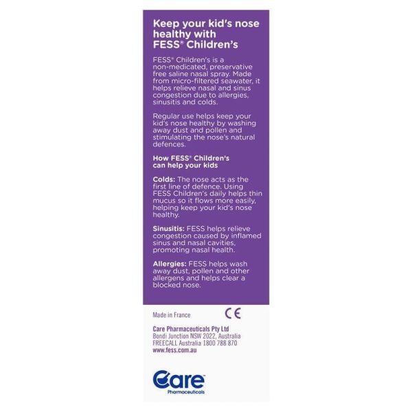 3* Fess Children'S Nasal Spray 20ml