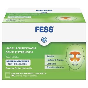 3* Fess Sinu Cleanse Gentle Nasal And Sinus Wash Sachets 100 Refills - Image 3