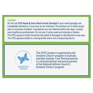 3* Fess Sinu Cleanse Gentle Nasal And Sinus Wash Sachets 100 Refills - Image 6