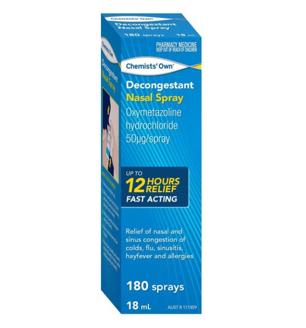 Chemists' Own Decongestant Nasal Spray 180 Sprays
